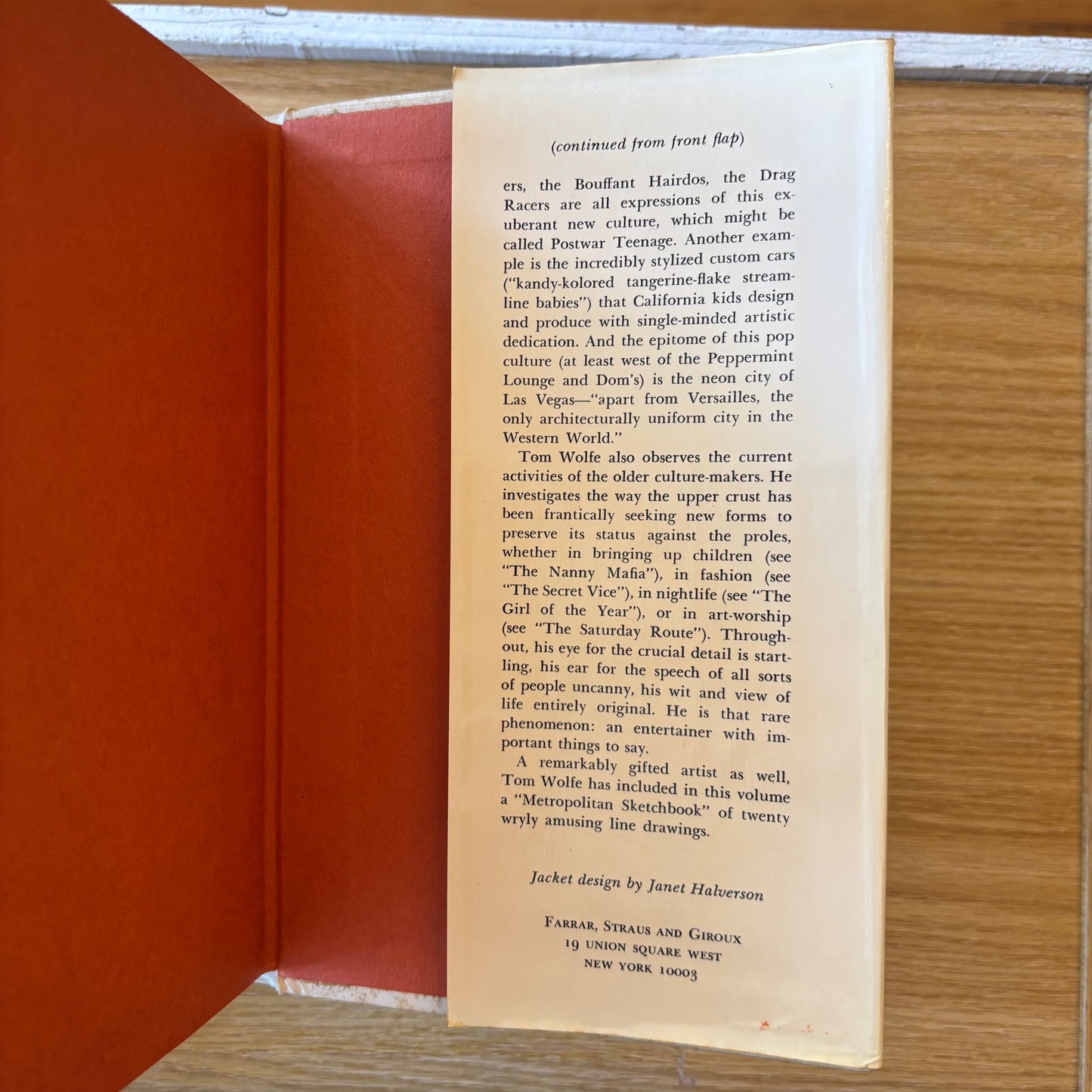 Tom Wolfe - The Kandy-Kolored Tangerine-Flake Streamline Baby - First Edition