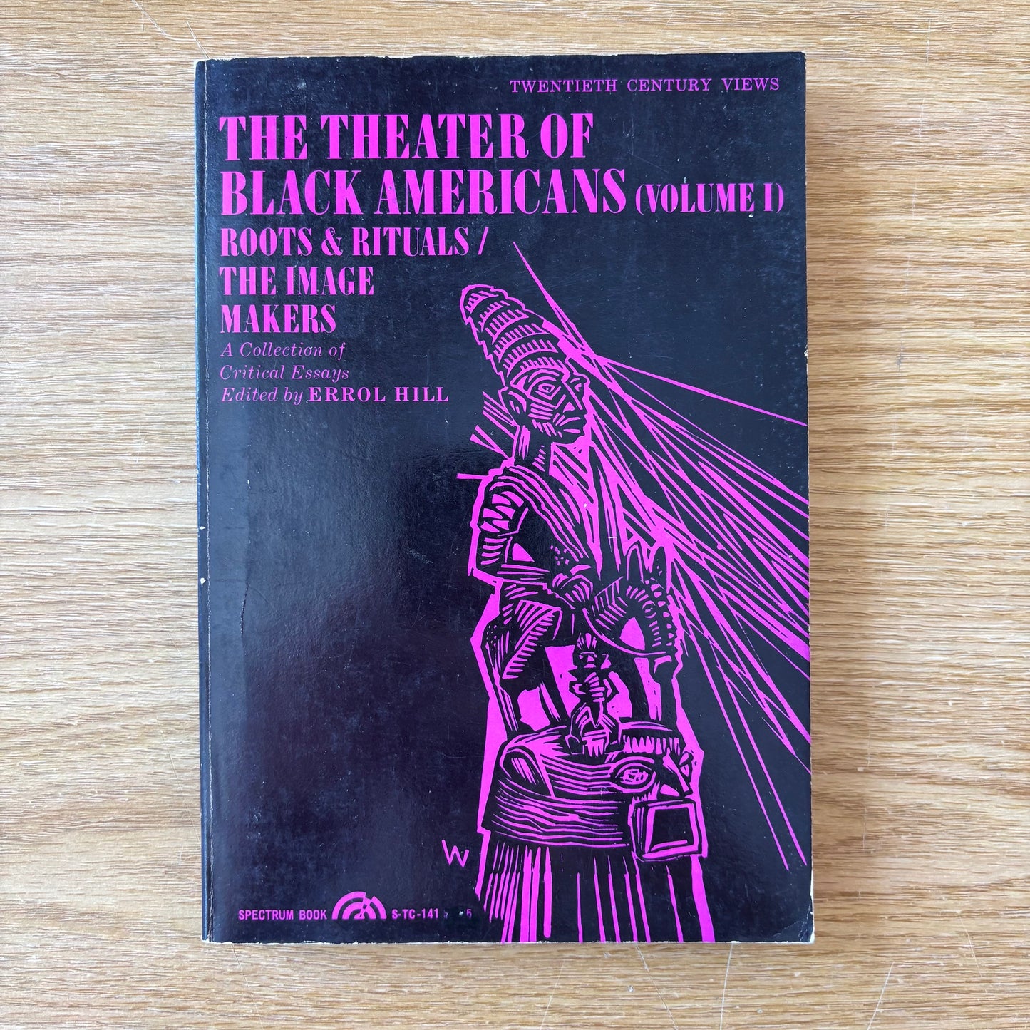 Errol Hill, ed. - The Theater of Black Americans (Volume 1) - Signed First Edition Paperback