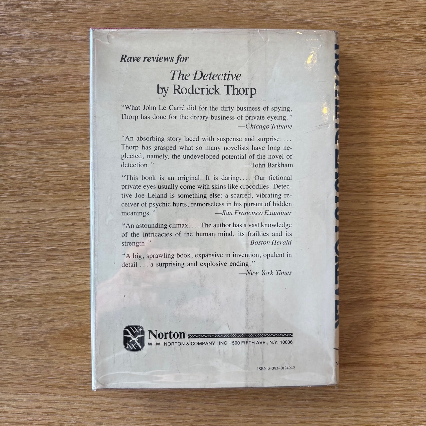 Roderick Thorp - Nothing Lasts Forever - First Edition Second Printing