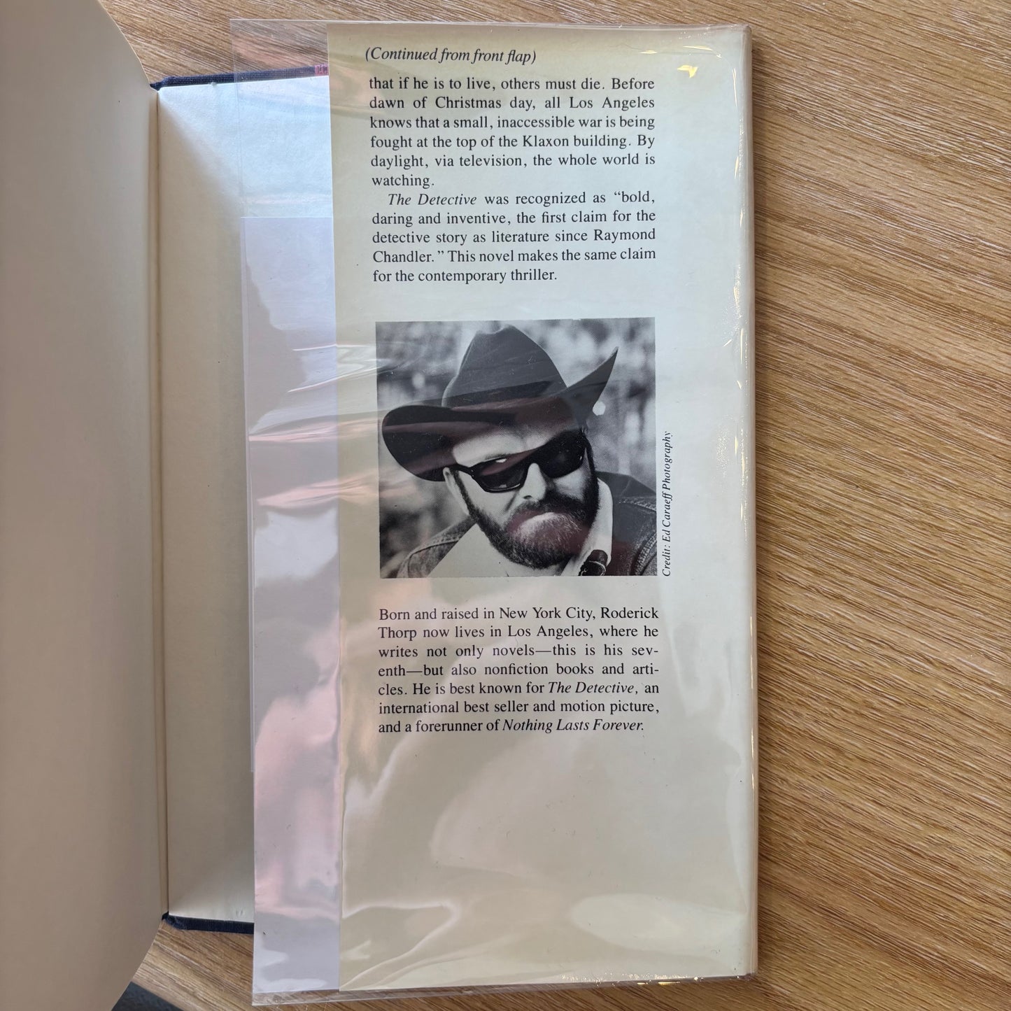Roderick Thorp - Nothing Lasts Forever - First Edition Second Printing