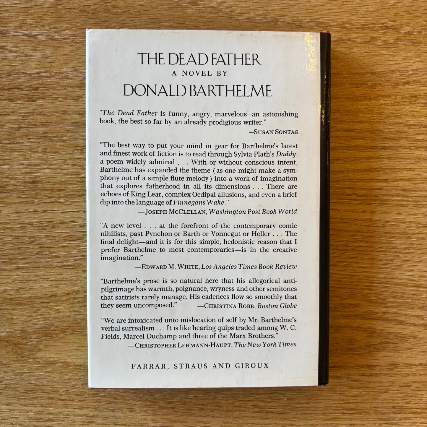 Donald Barthelme - Amateurs - First Edition
