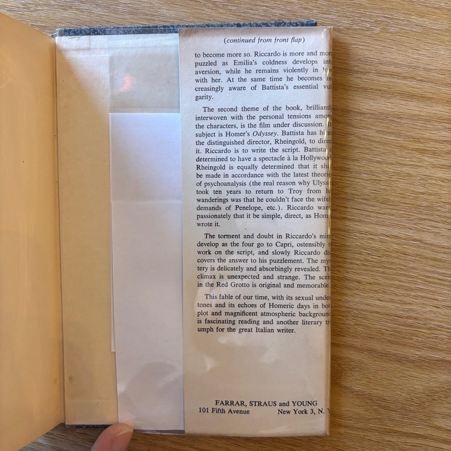 Alberto Moravia - A Ghost at Noon - First Edition