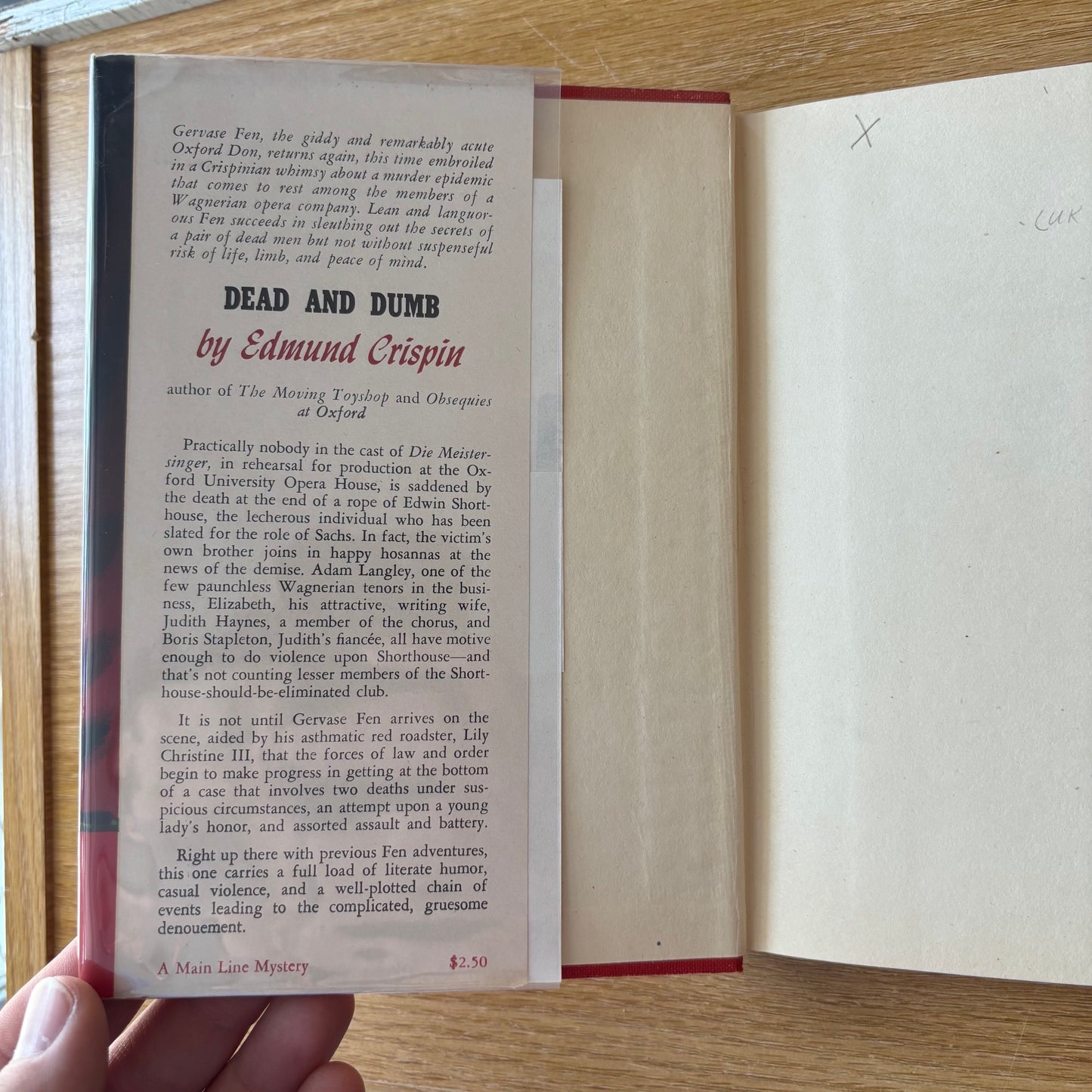 Edmund Crispin - Dead and Dumb - First Edition