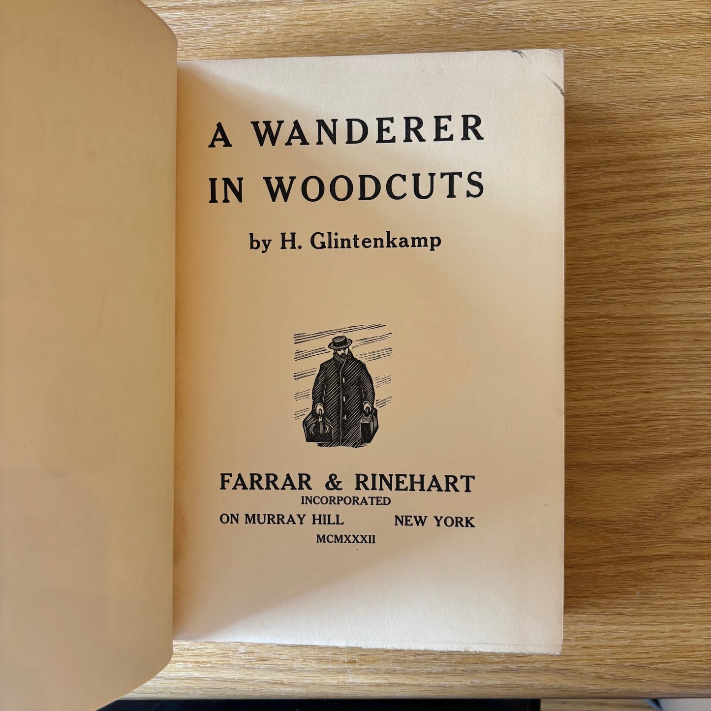 H. Glintenkamp - A Wandered in Woodcuts - First Edition