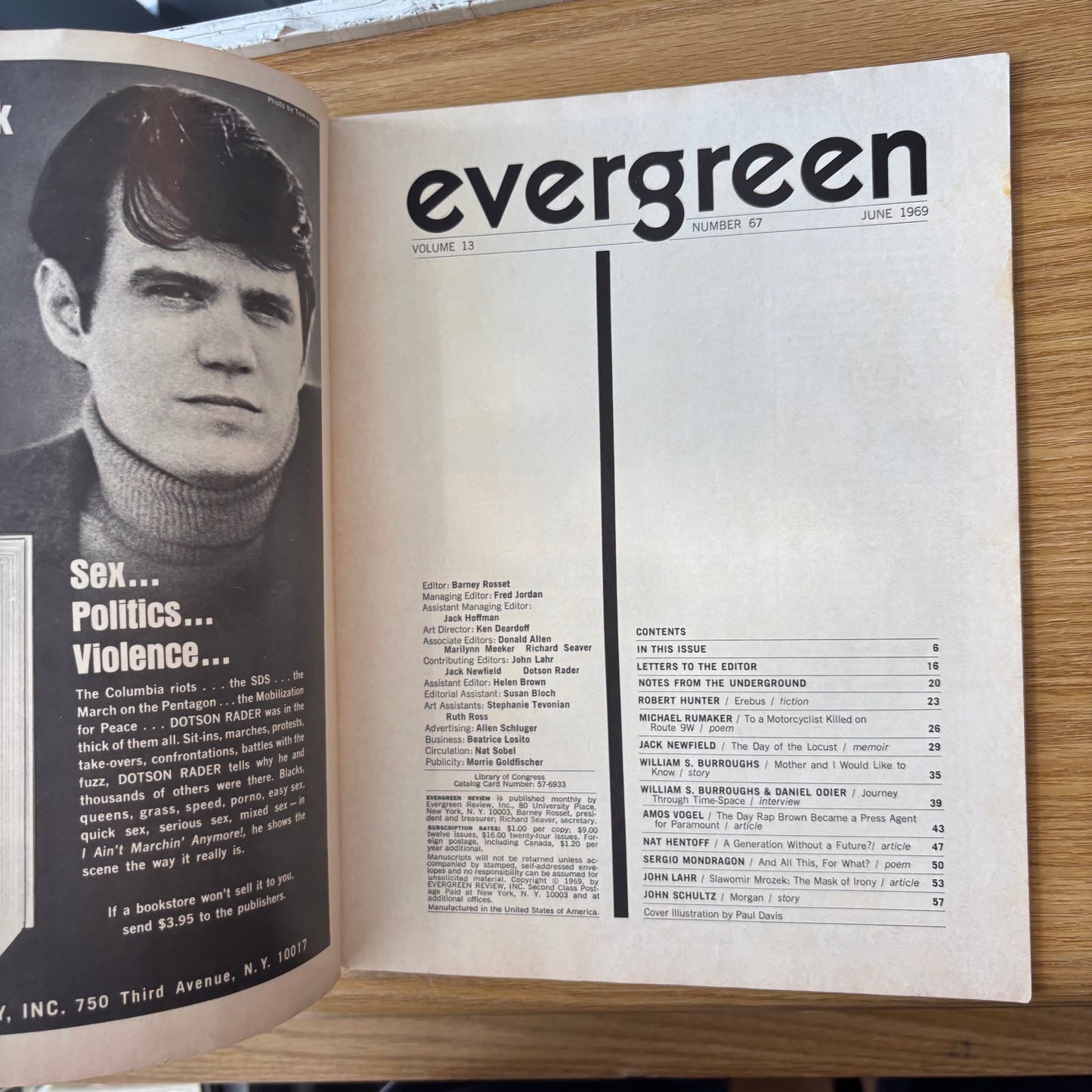 Barney Rosset, ed. - Evergreen Review Number 67