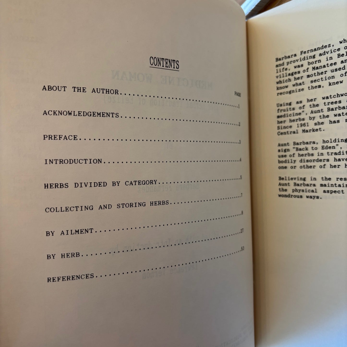 Barbara Fernandez - Medicine Woman (The Herbal Tradition of Belize)