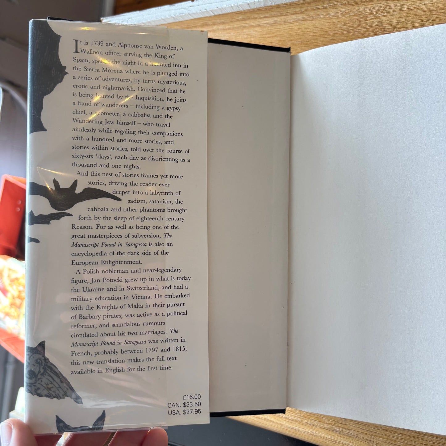 Jan Potocki - The Manuscript Found in Saragossa - First Edition