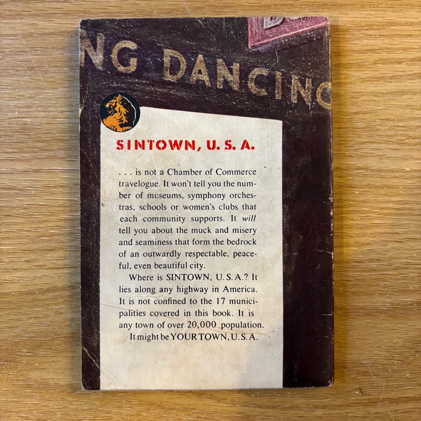 Noah Sarlat, ed. - Sintown U.S.A. - First Edition