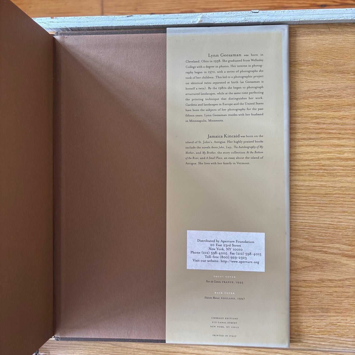 Lynn Geesaman - Poetics of Place - Signed First Edition