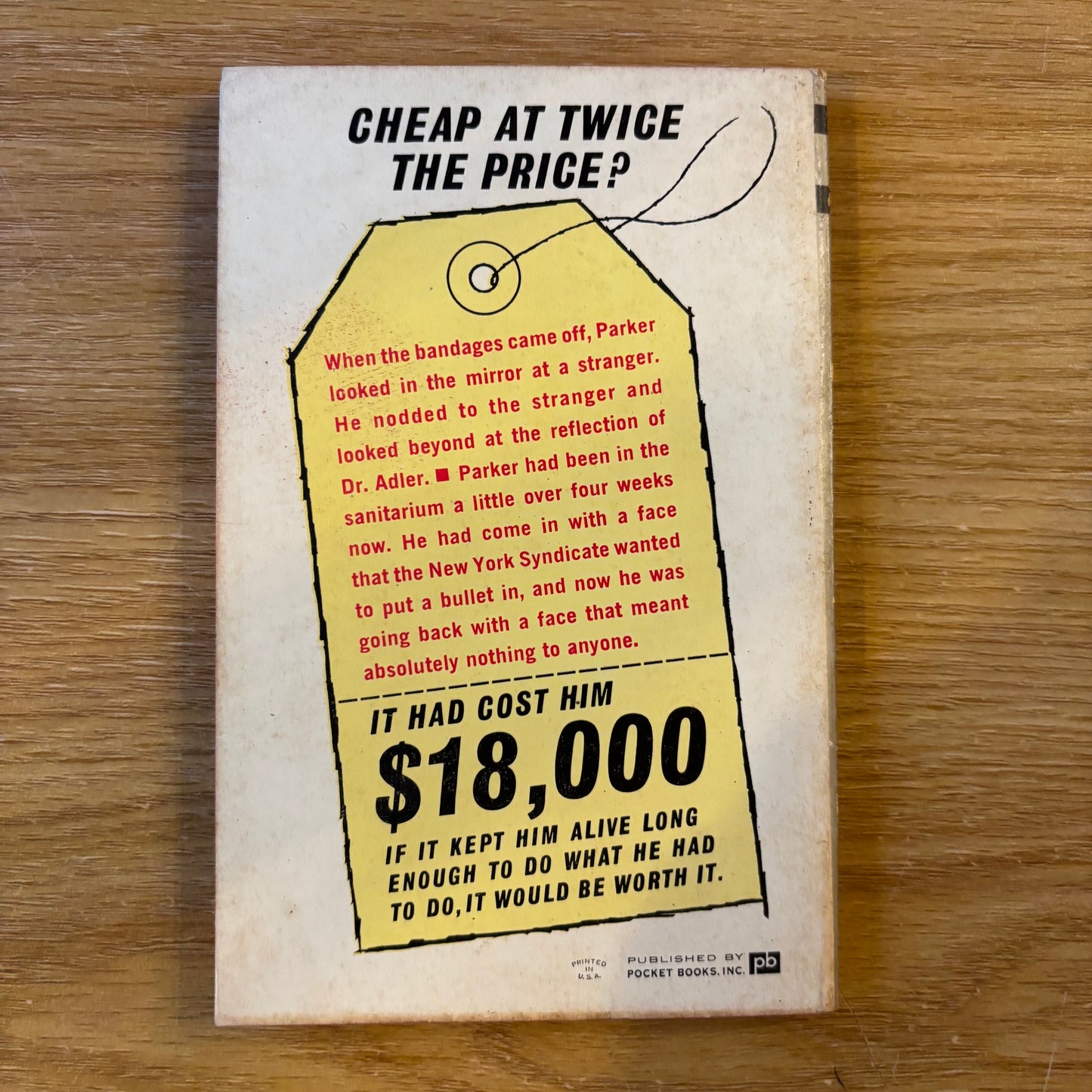 Richard Stark - The Man with the Getaway Face - First Edition