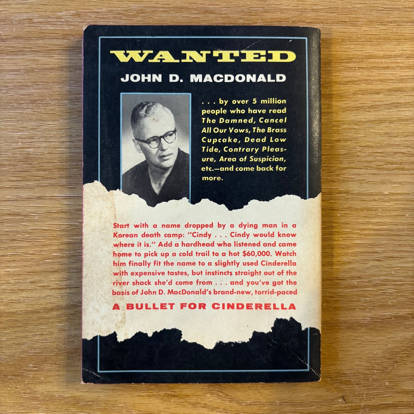 John D. MacDonald - A Bullet for Cinderella - First Edition