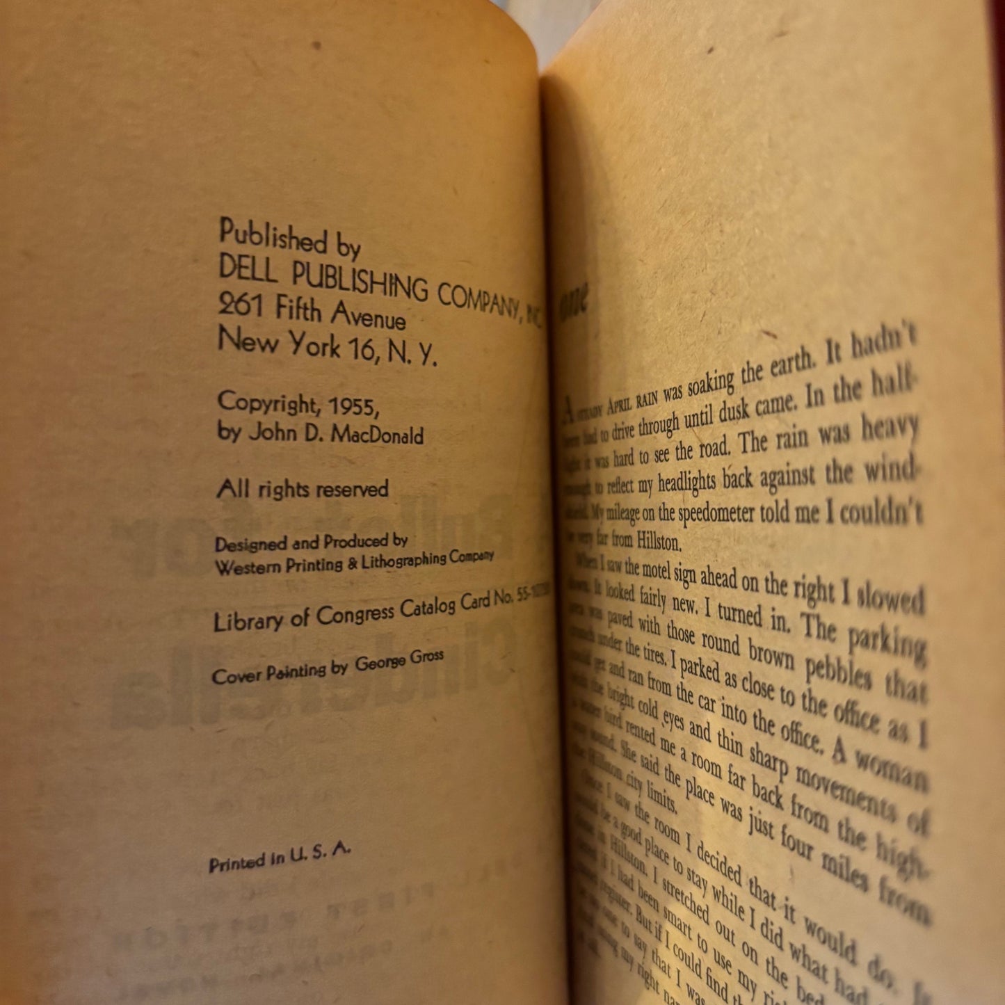 John D. MacDonald - A Bullet for Cinderella - First Edition