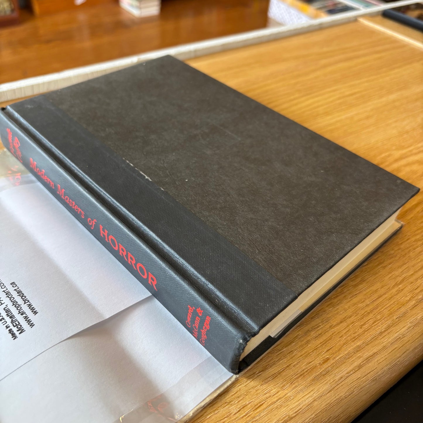 Frank Coffey, ed. - Modern Masters of Horror - First Edition