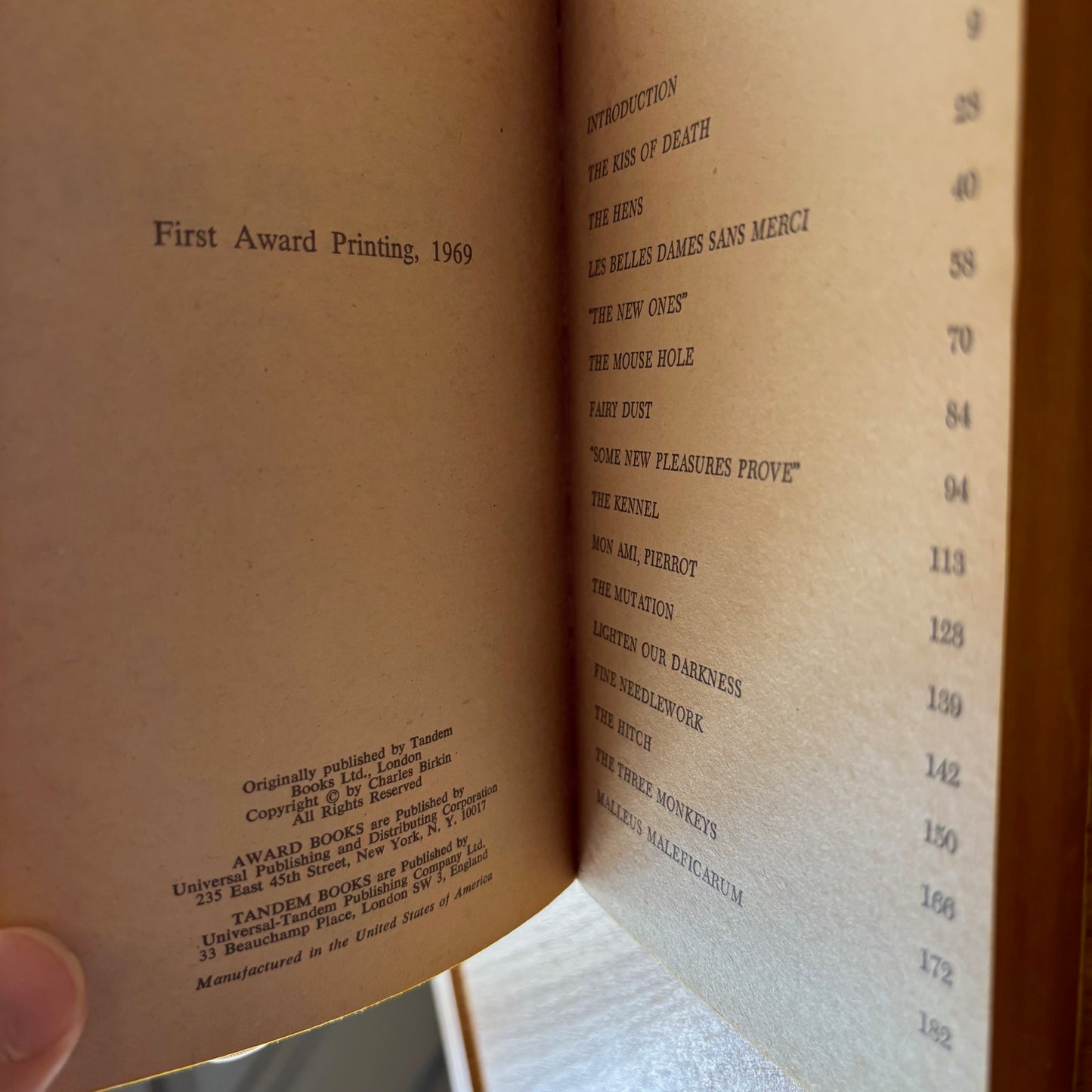 Charles Birkin - The Kiss of Death - First Edition