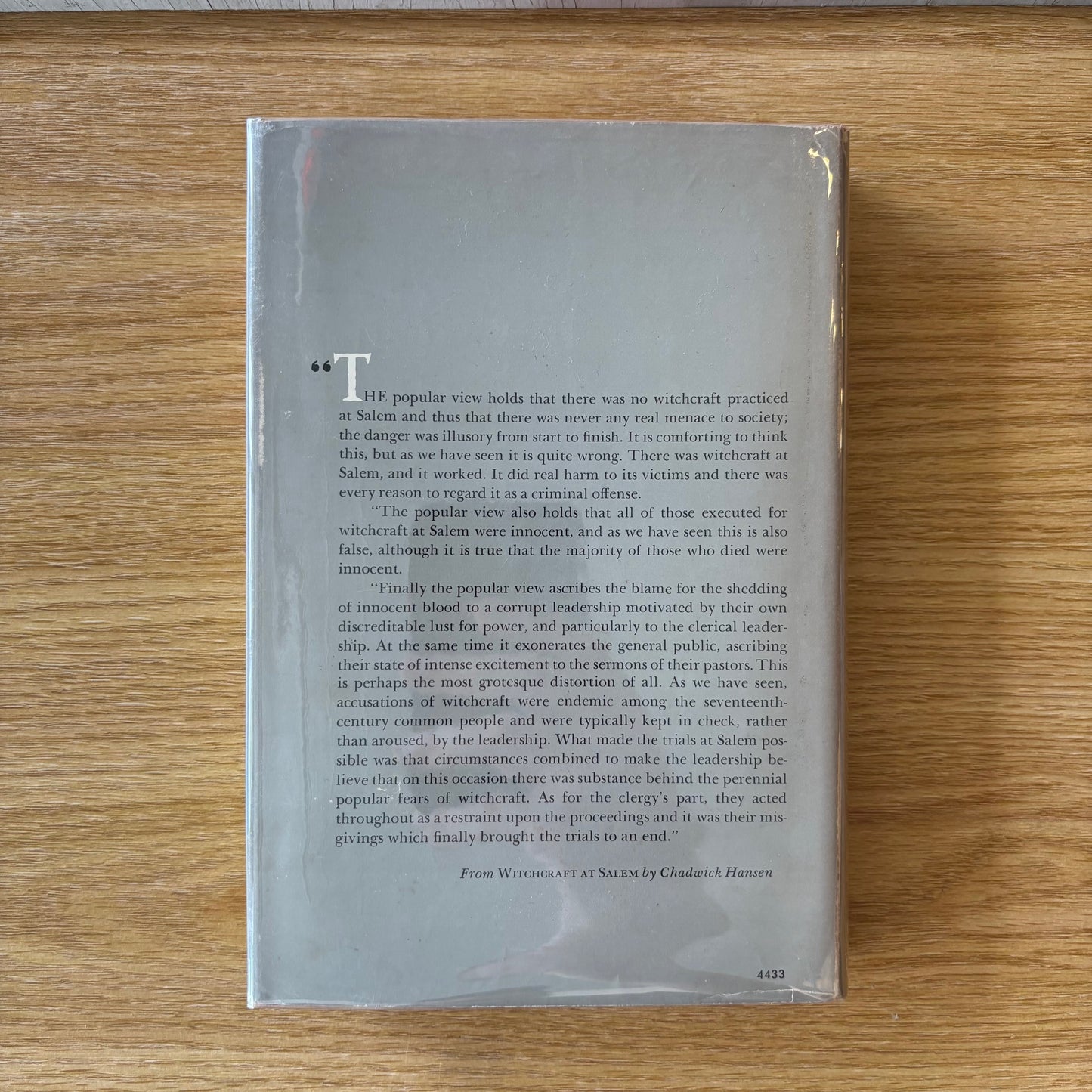 Chadwick Hansen - Witchcraft at Salem