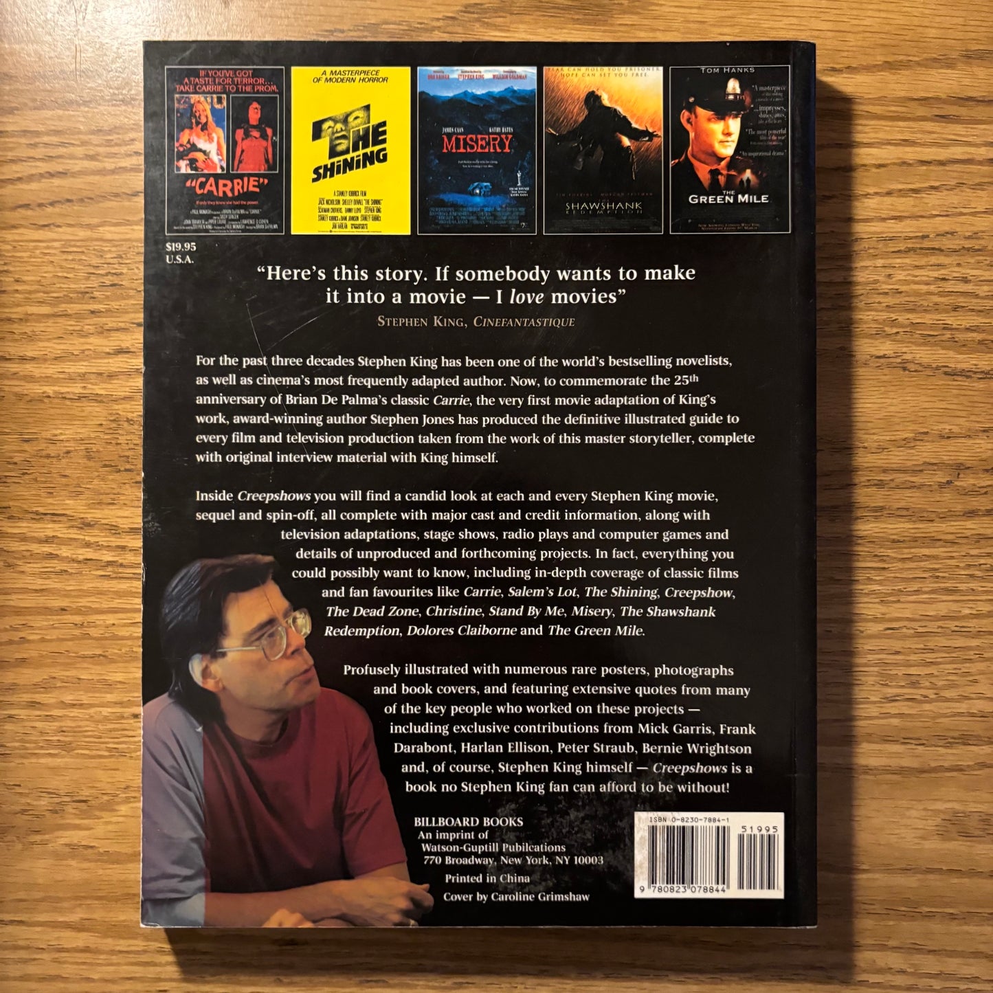 Stephen Jones - Creepshows: The Illustrated Stephen King Movie Guide - First Printing