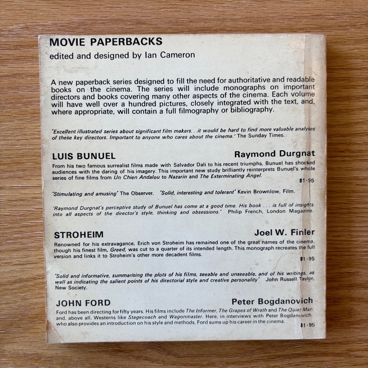 Peter Bogdanovich - John Ford - Signed to Hollis Alpert