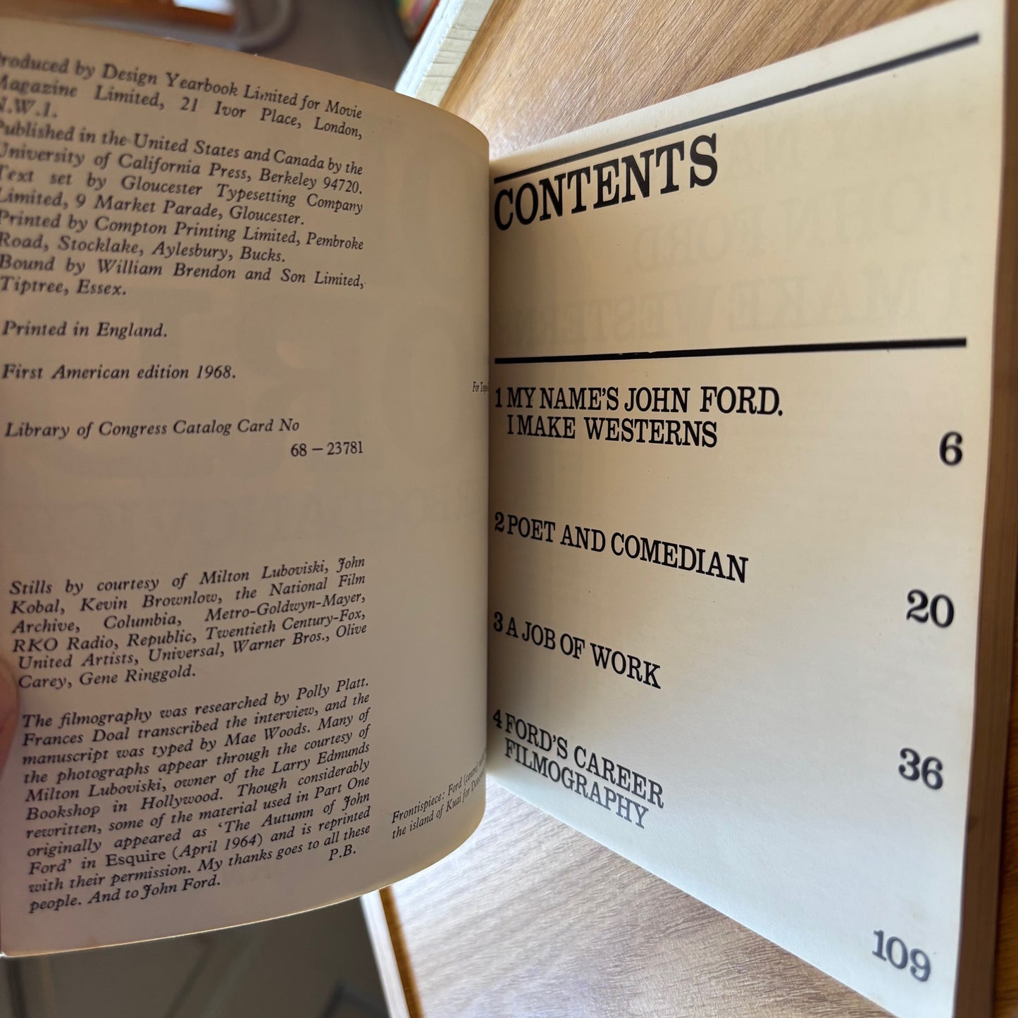 Peter Bogdanovich - John Ford - Signed to Hollis Alpert