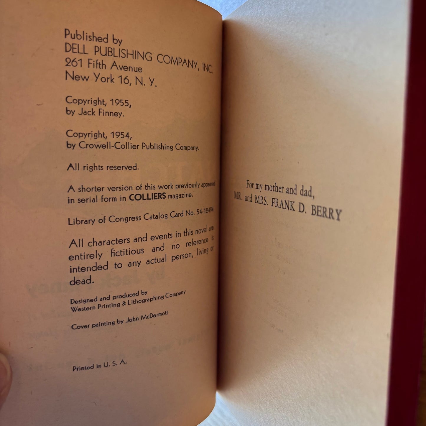 Jack Finney - The Body Snatchers - First Edition