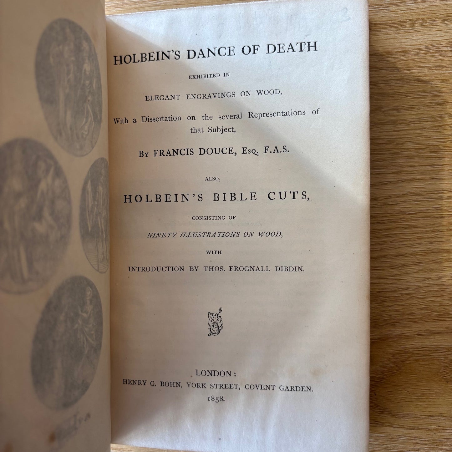 (Hans Holbein the Younger) Holbein's Dance of Death / Holbein's Bible Cuts - 1858 Edition