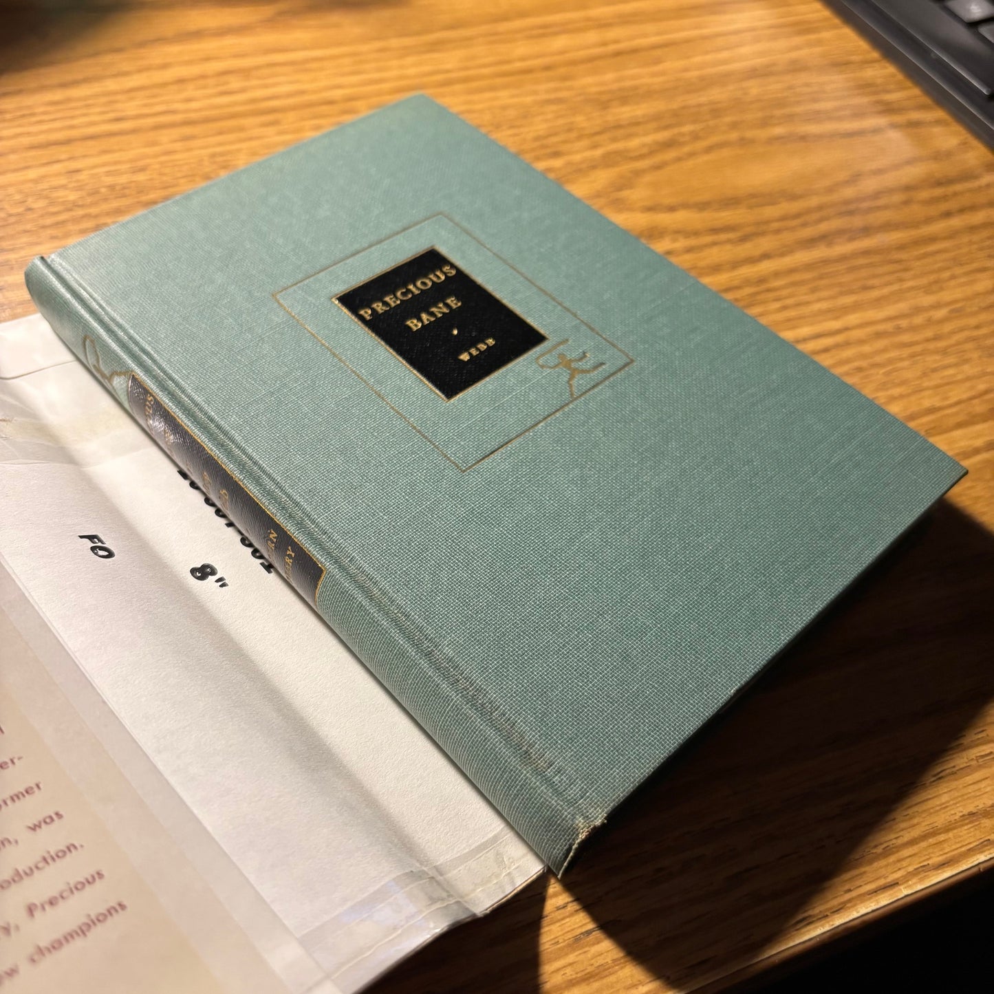 Mary Webb - Precious Bane - Modern Library
