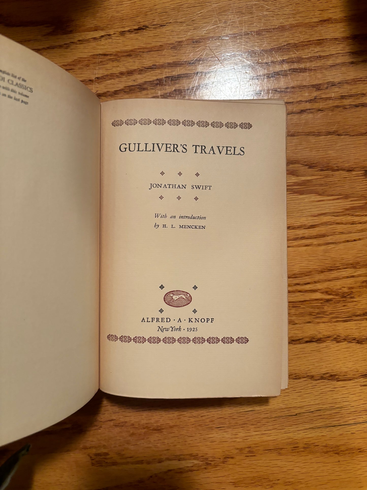 Jonathan Swift - Gulliver's Travels (1925) - Limited Edition