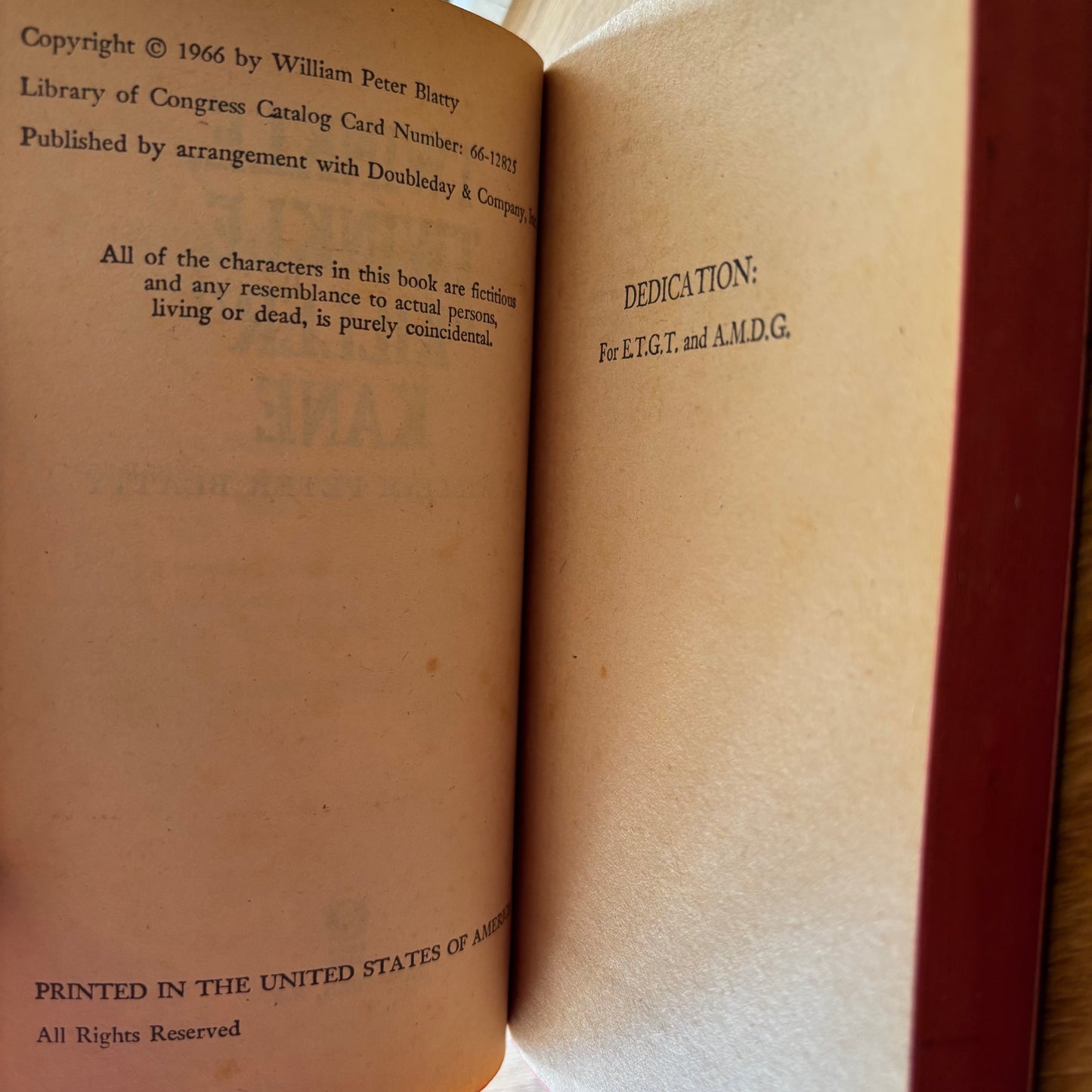 William Peter Blatty - Twinkle, Twinkle, "Killer" Kane - First Edition Paperback