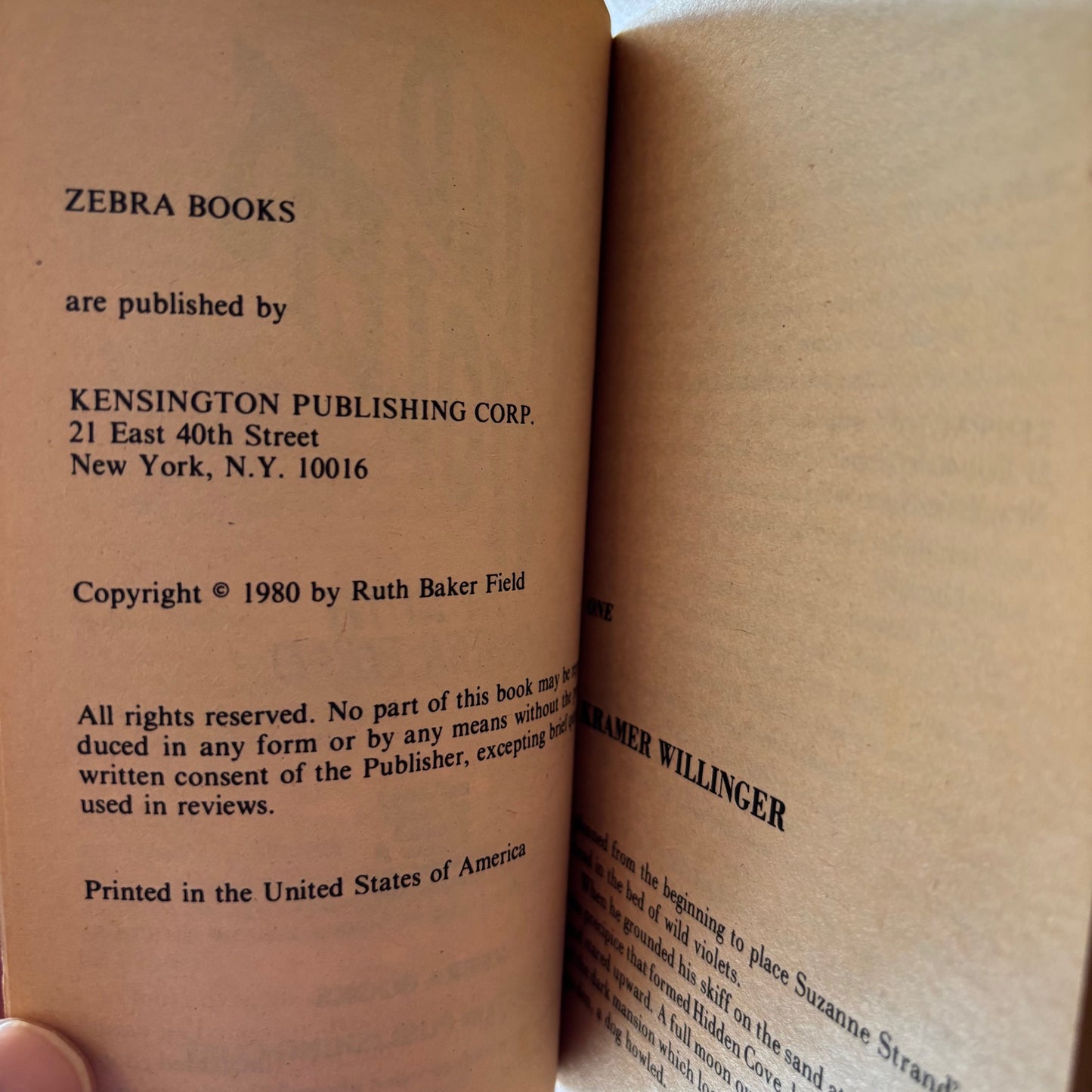 Ruth Baker Field - Wild Violets - First Edition