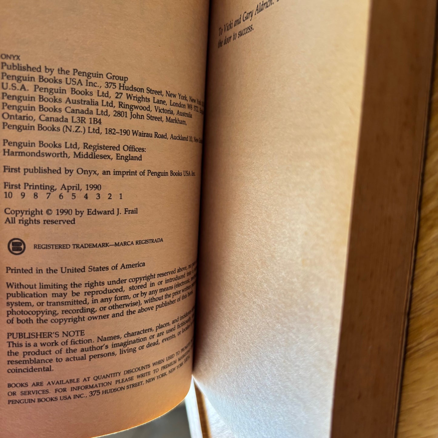 Edward J. Frail - Cult - First Edition