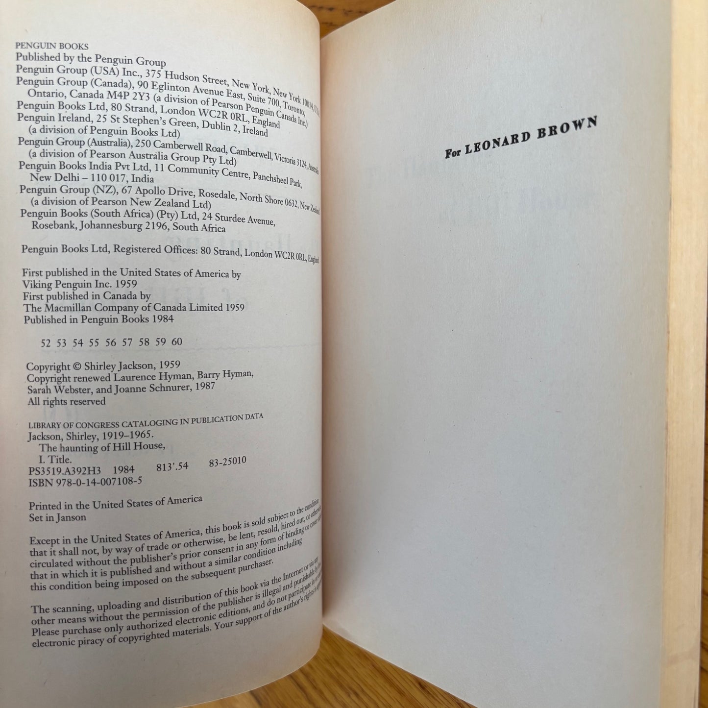 Shirley Jackson - The Haunting of Hill House