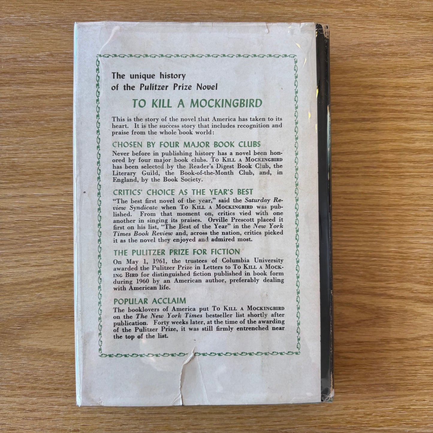 Harper Lee - To Kill a Mockingbird - First Edition Later Printing