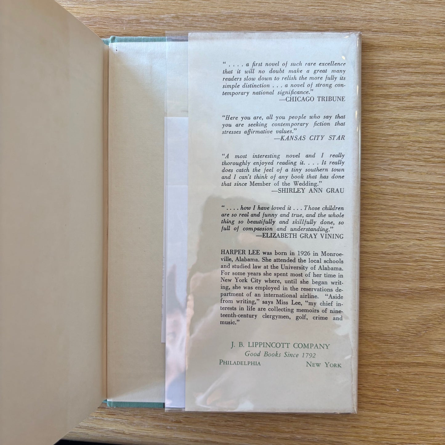 Harper Lee - To Kill a Mockingbird - First Edition Later Printing