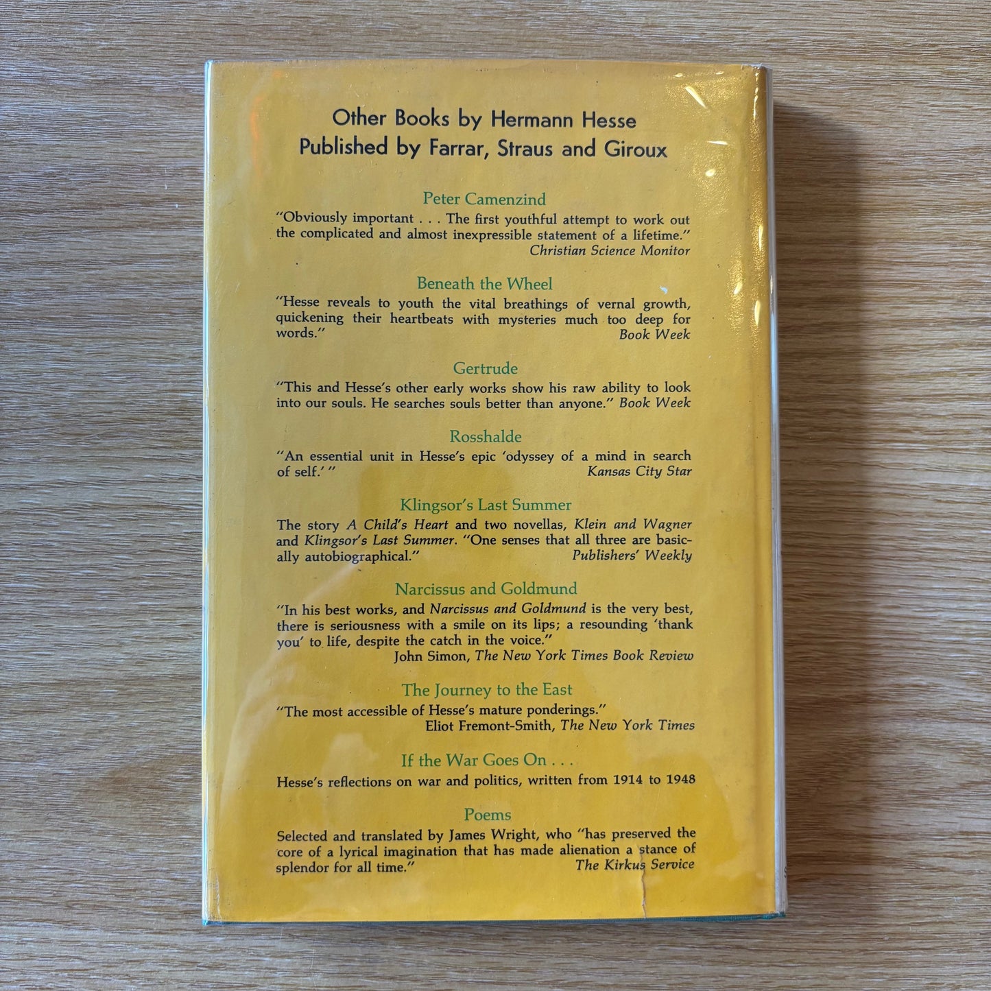 Hermann Hesse - Knulp - First Edition