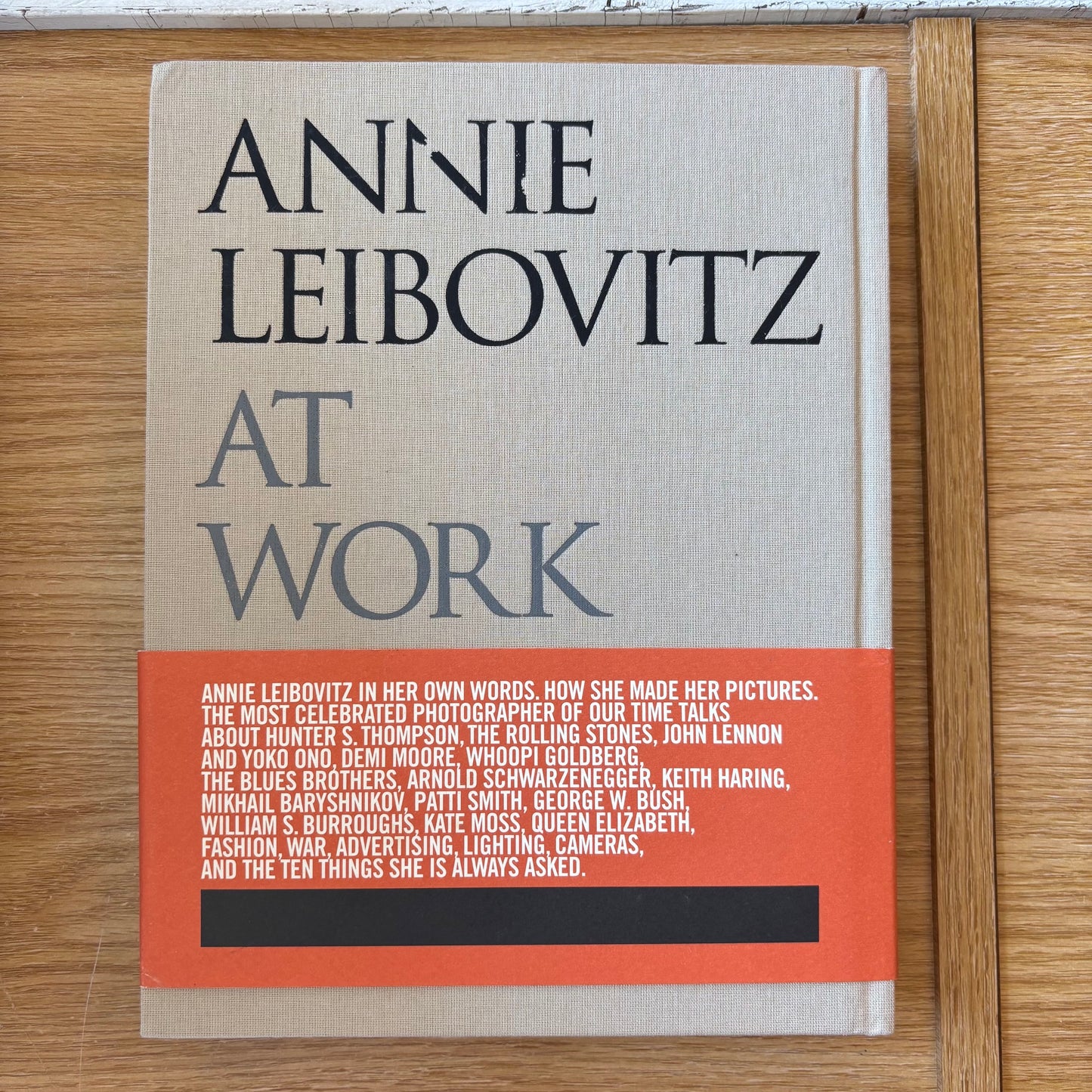 Annie Leibovitz - At Work - Signed First Edition