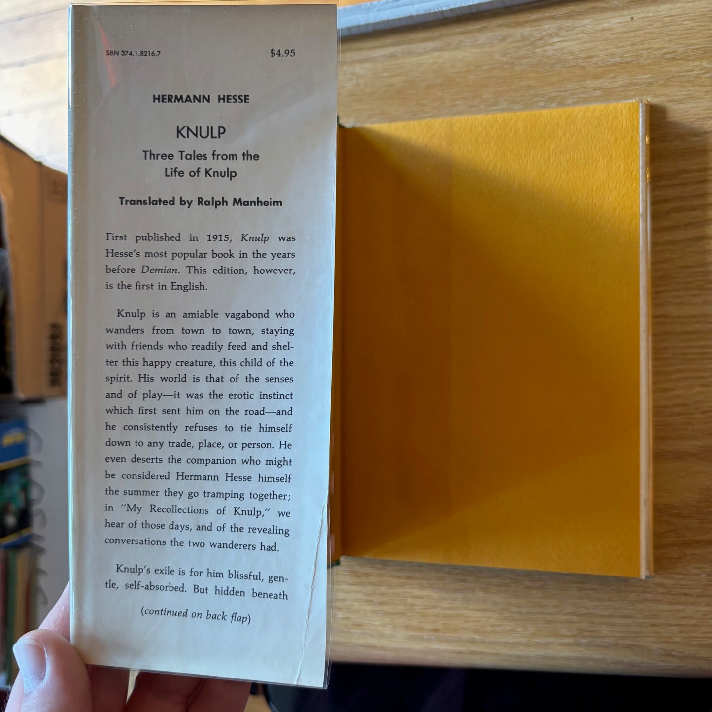 Hermann Hesse - Knulp - First Edition