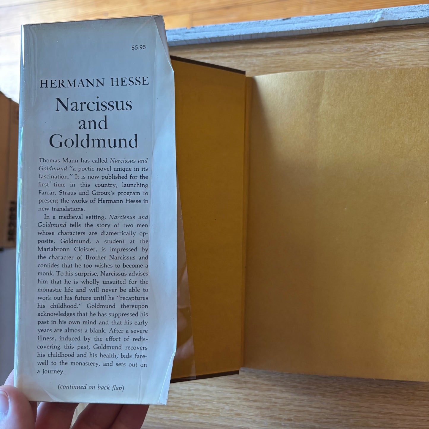 Hermann Hesse - Narcissus and Goldmund - First Edition