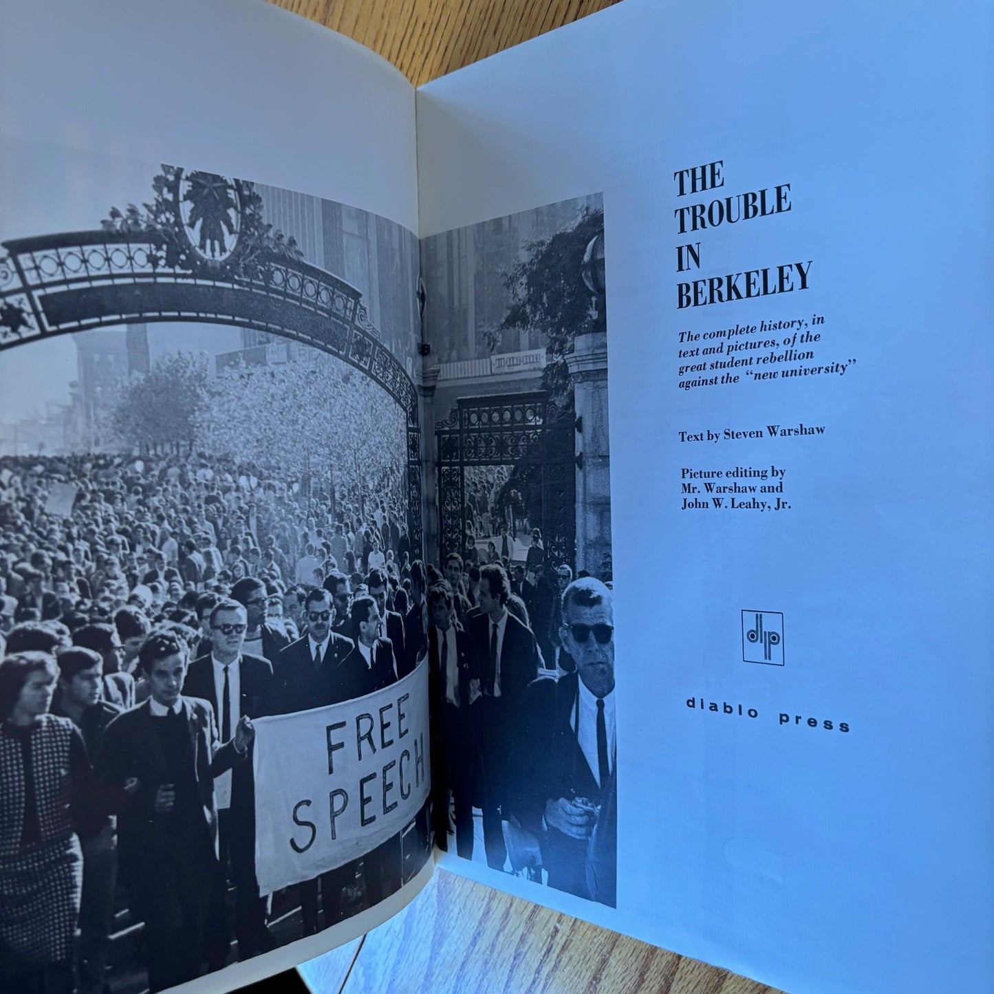 Steven Warshaw - The Trouble in Berkeley - First Edition