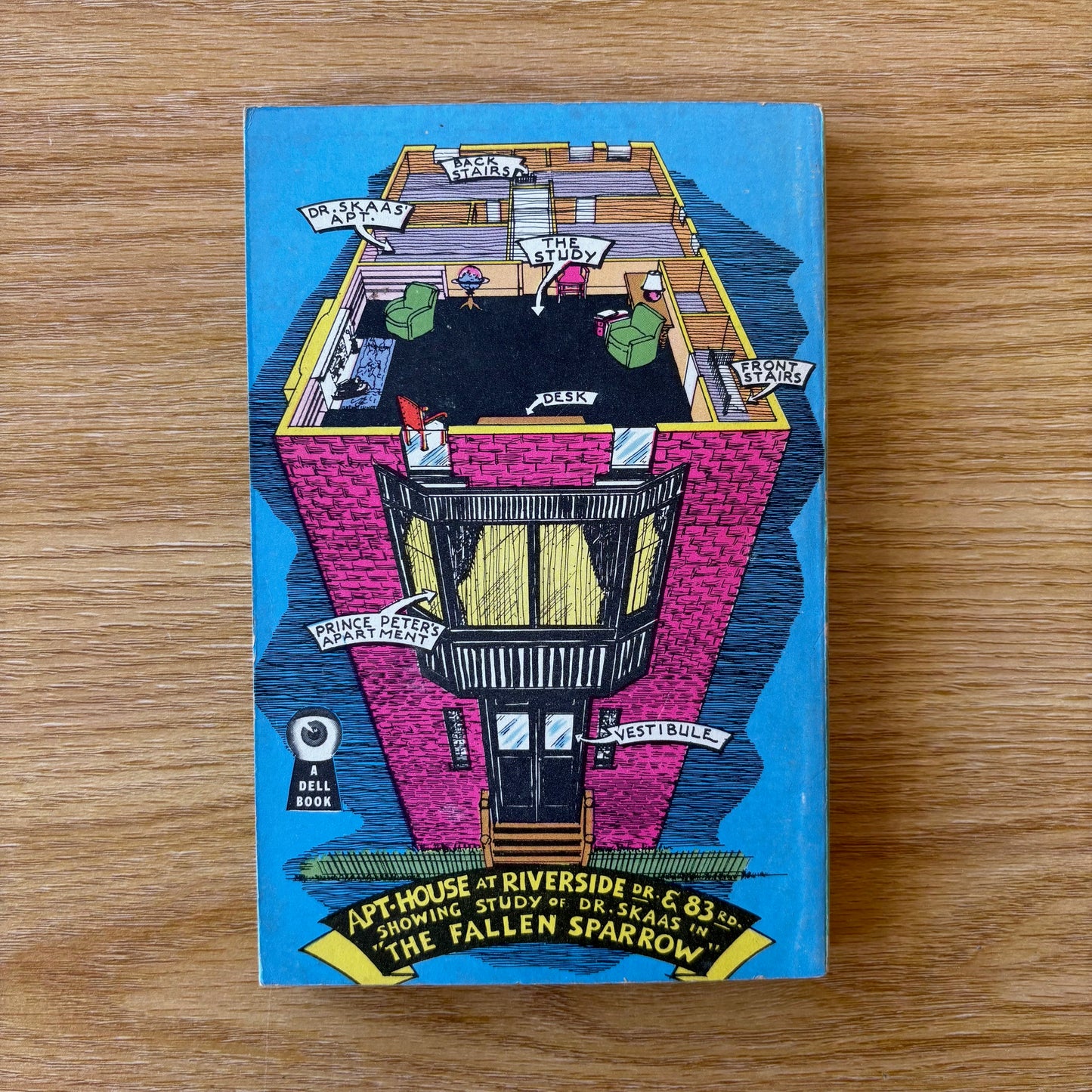 Dorothy B. Hughes - The Fallen Sparrow - Dell Mapback