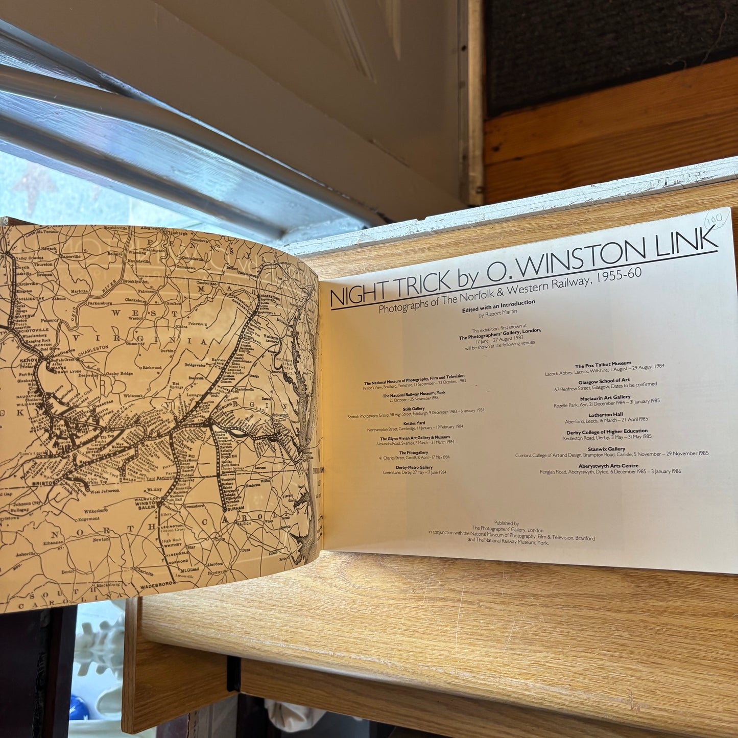 O. Winston Link - Night Trick: Photographs of the Norfolk & Western Railway 1959-60 - Signed First Edition