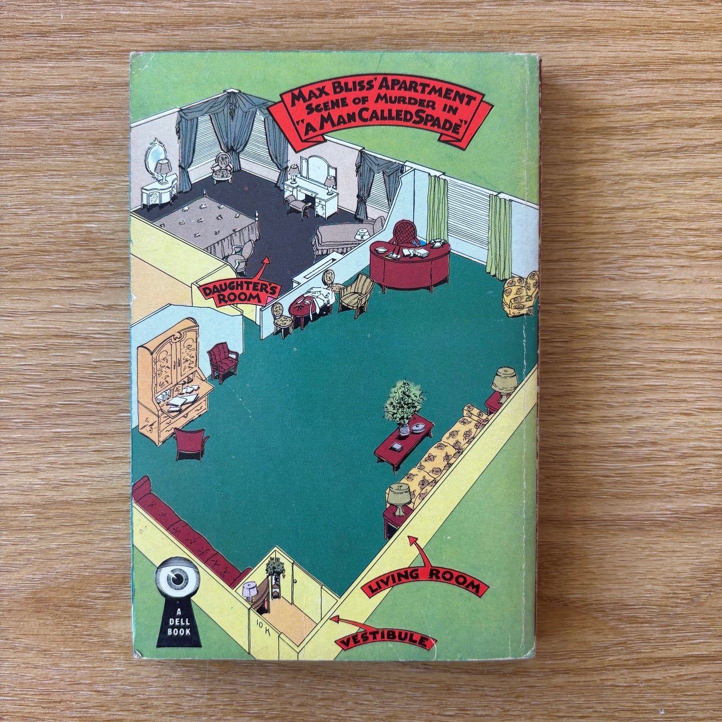 Dashiell Hammett - A Man Called Spade - Dell Mapback