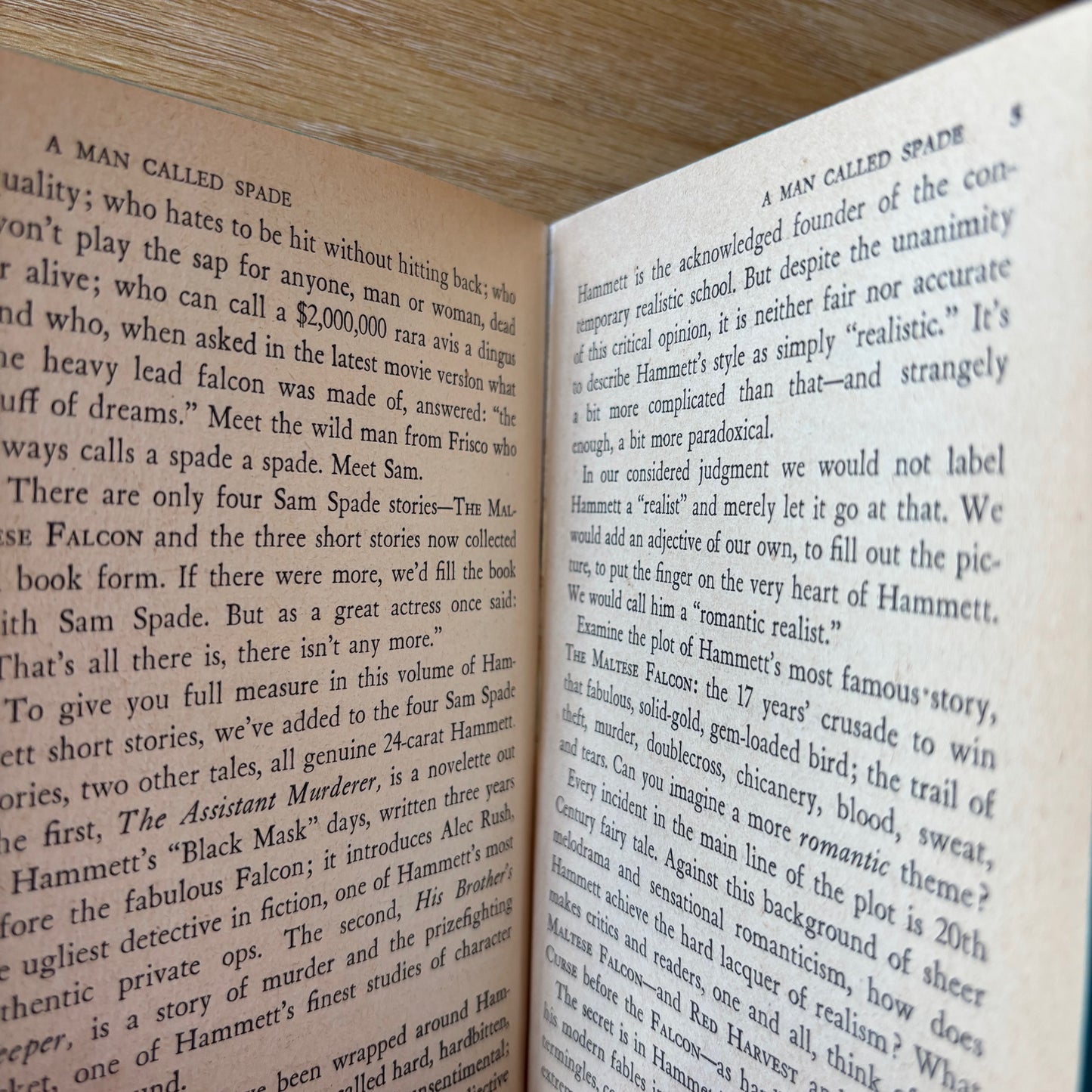 Dashiell Hammett - A Man Called Spade - Dell Mapback