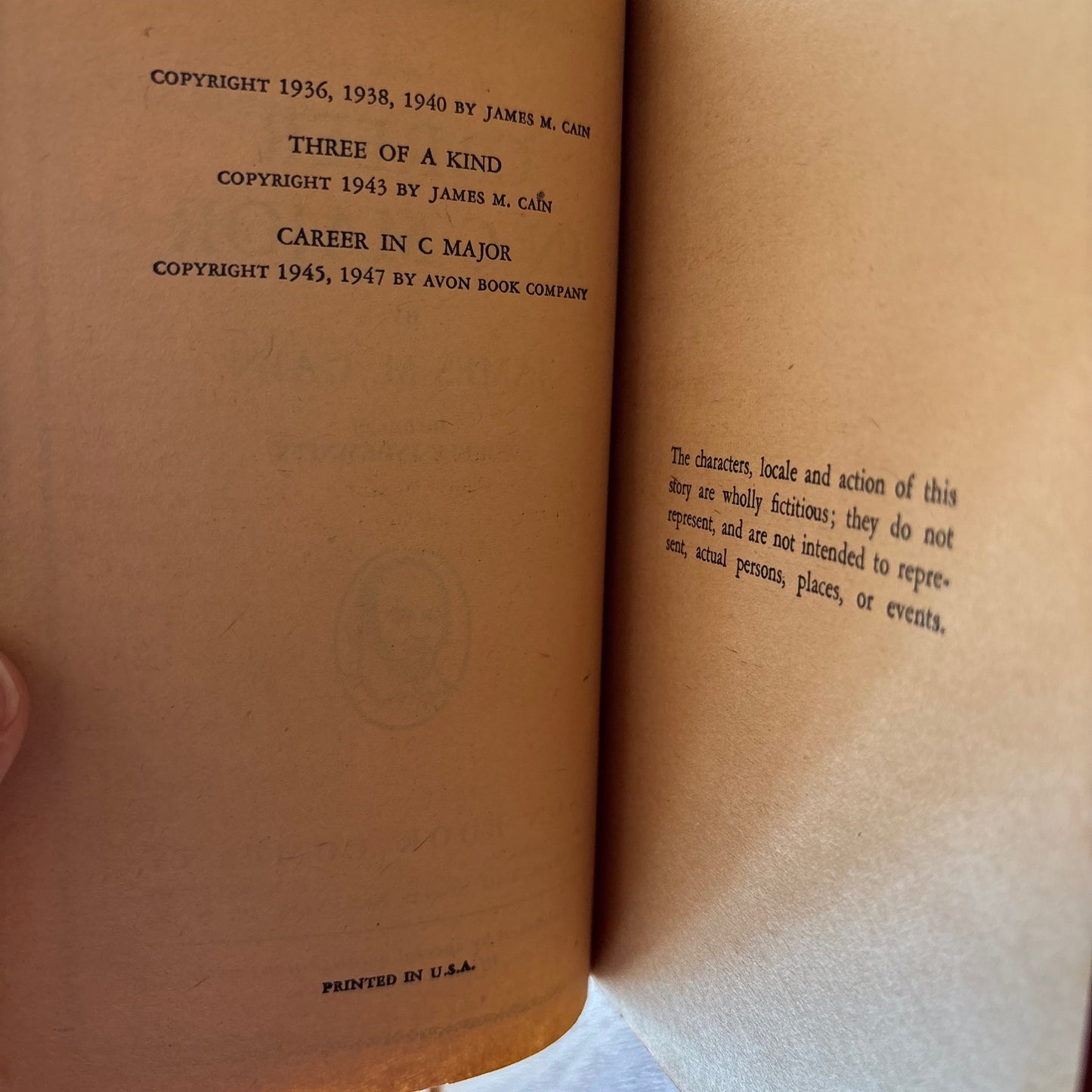 James M. Cain - Career in C Major