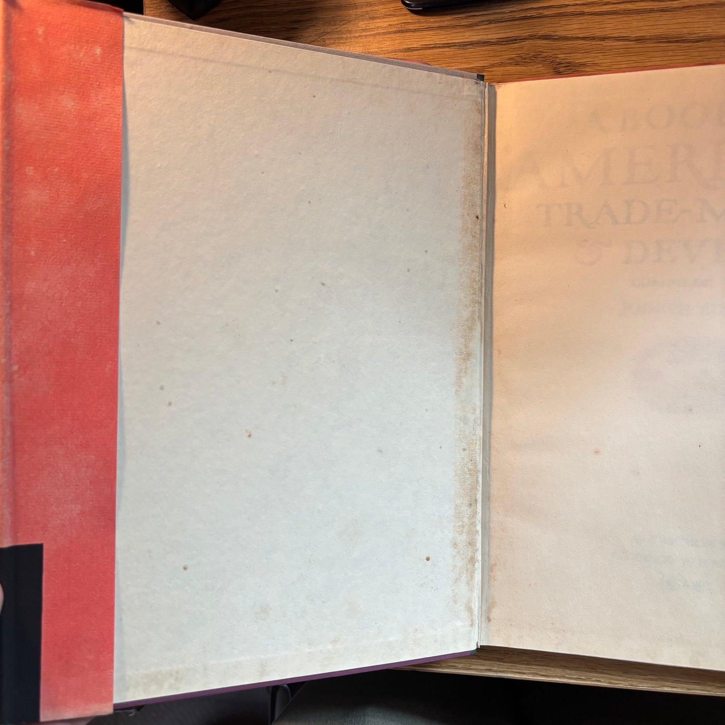 Joseph Sinel, ed. - A Book of American Trade-Marks & Devices - Limited Edition