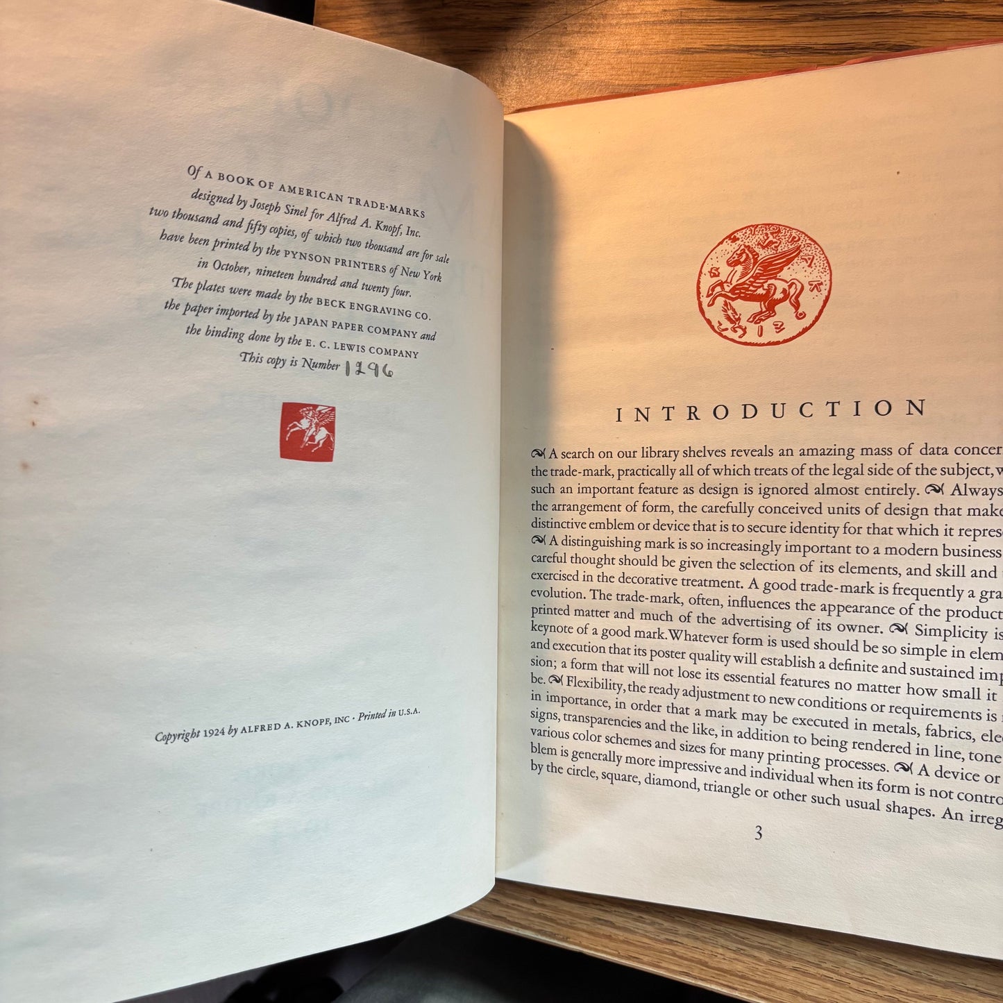 Joseph Sinel, ed. - A Book of American Trade-Marks & Devices - Limited Edition