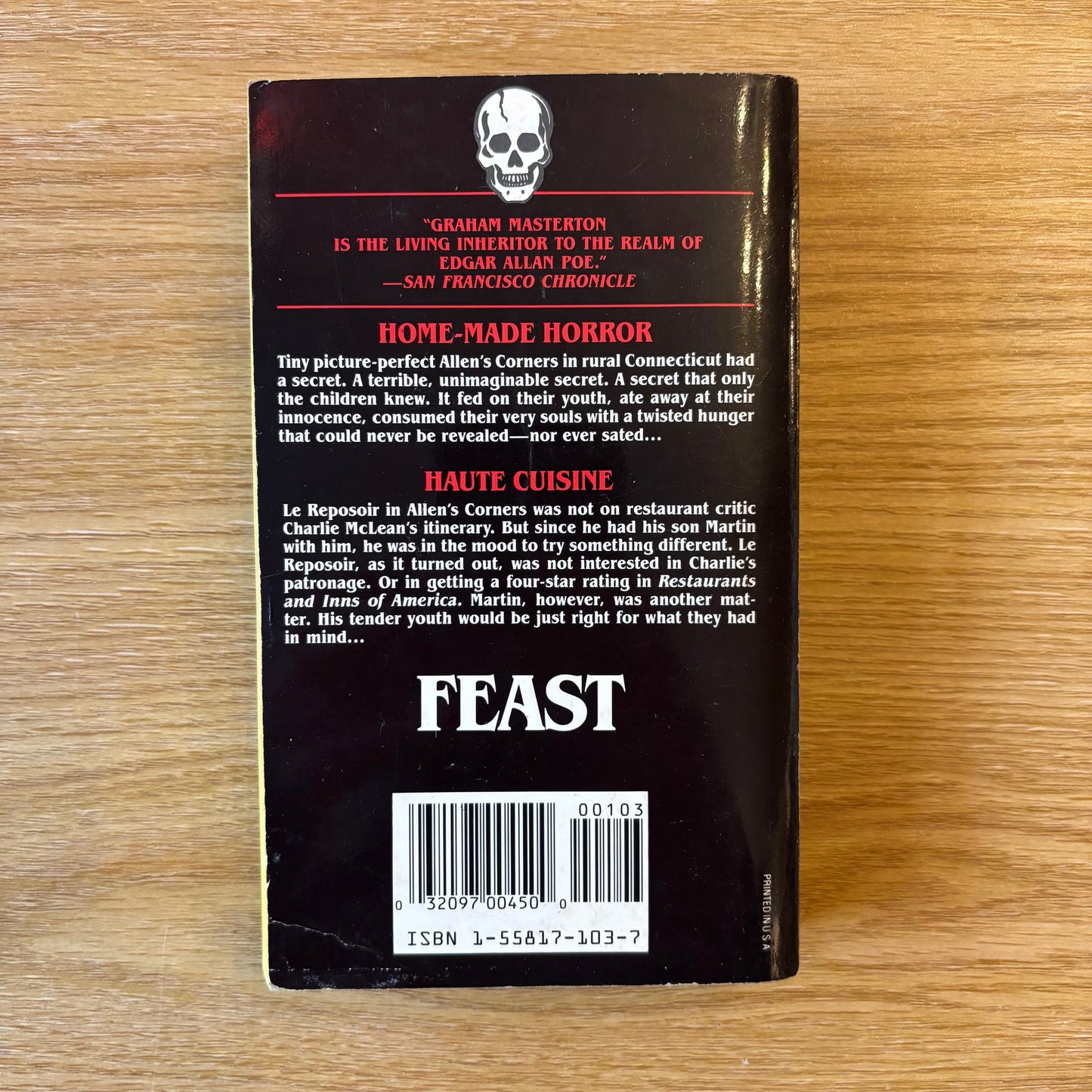 Graham Masterton - Feast - First Edition