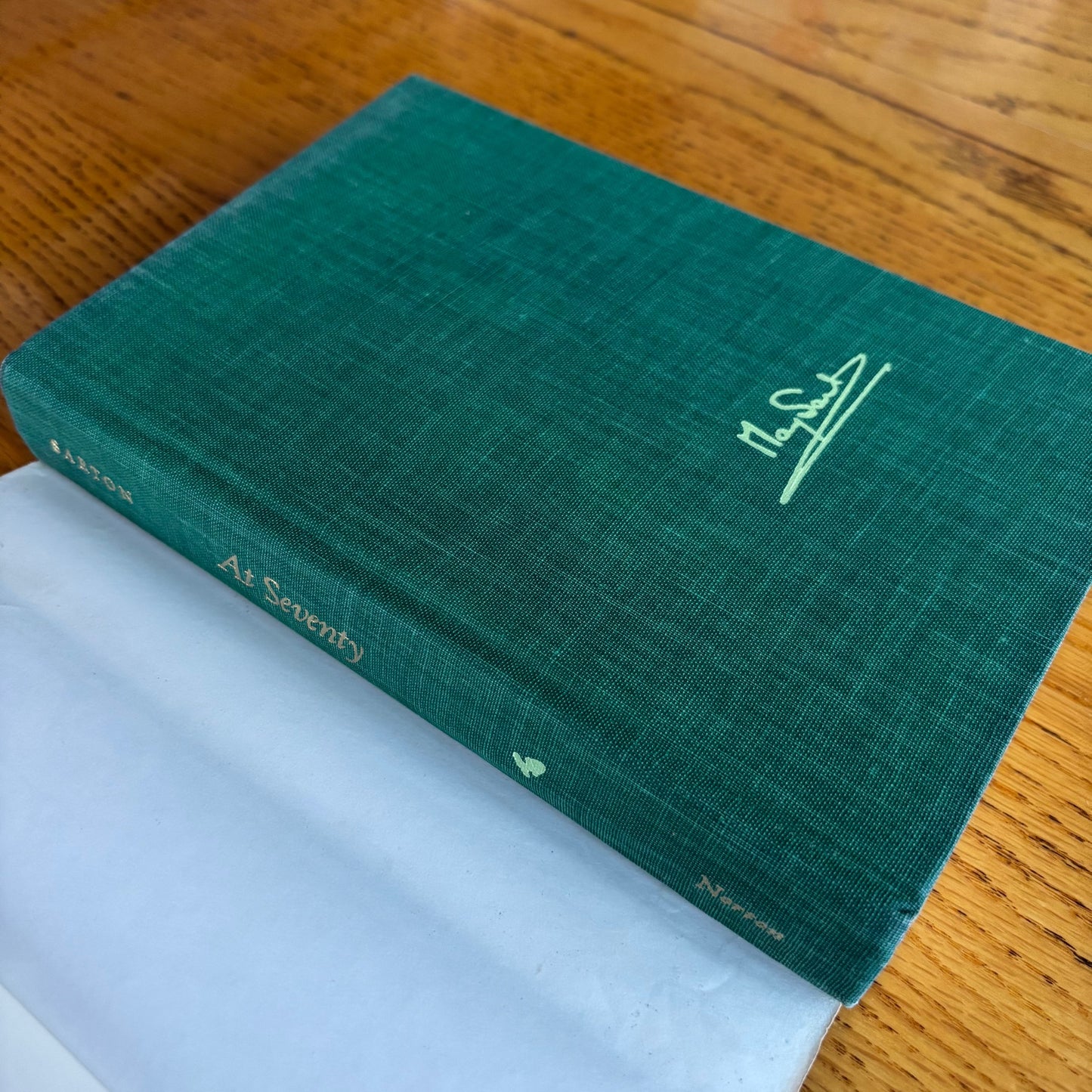 May Sarton - At Seventy: A Journal - Signed First Edition