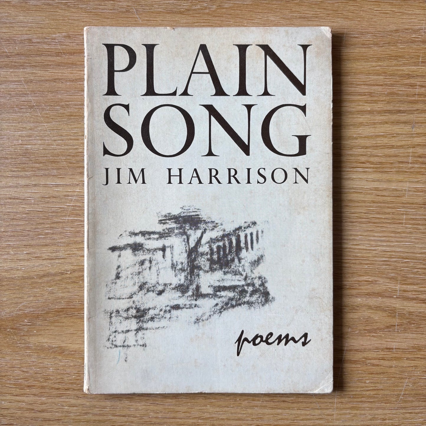 Jim Harrison - Plain Song - First Edition Paperback