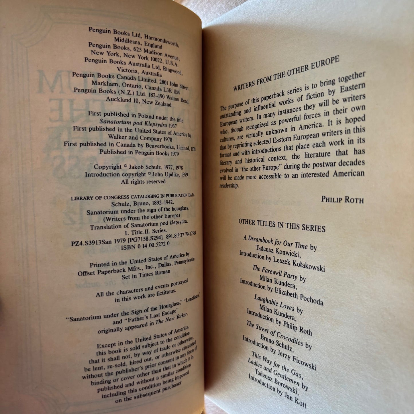 Bruno Schulz - Sanatorium Under the Sign of the Hourglass