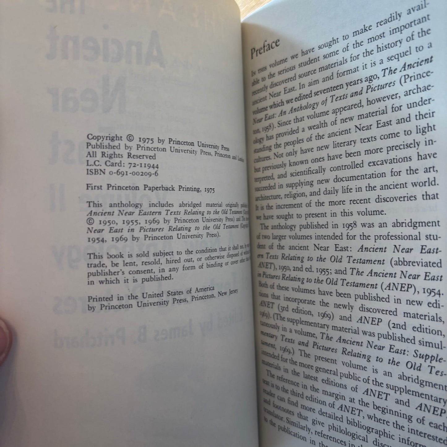 James B. Pritchard, ed. - The Ancient Near East - Volumes I & II