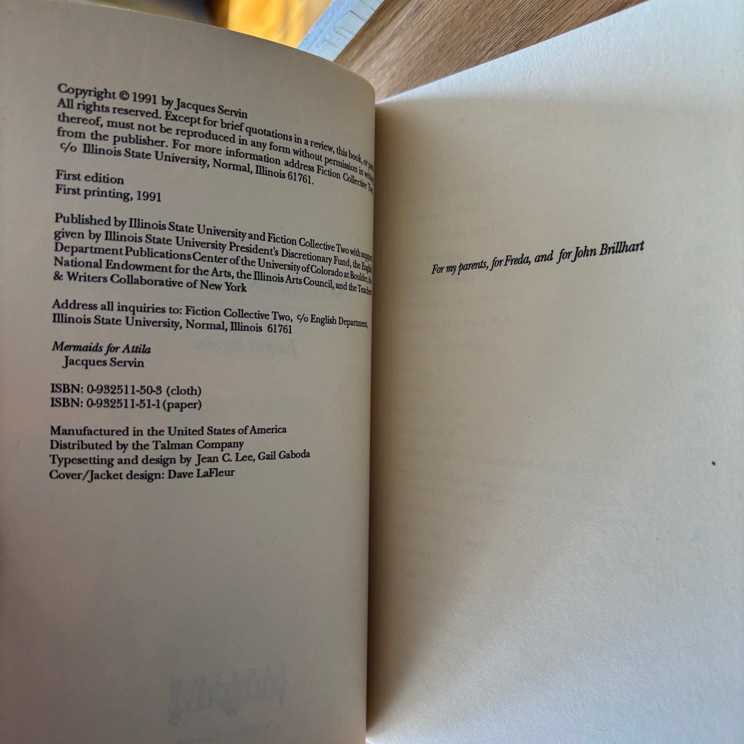 Jacques Servin - Mermaids for Attila - Signed